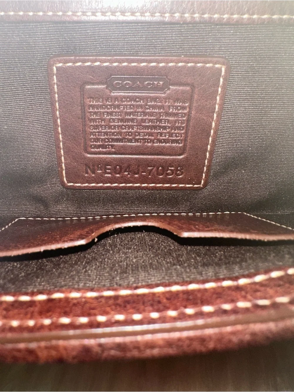 Coach Soho Signature Canvas and Suede Buckle Flap Wallet